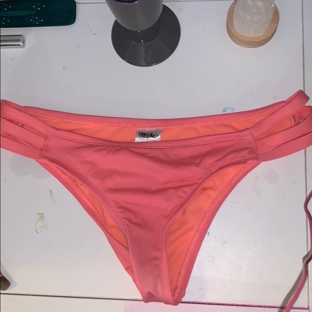 neon pink bikini bottoms